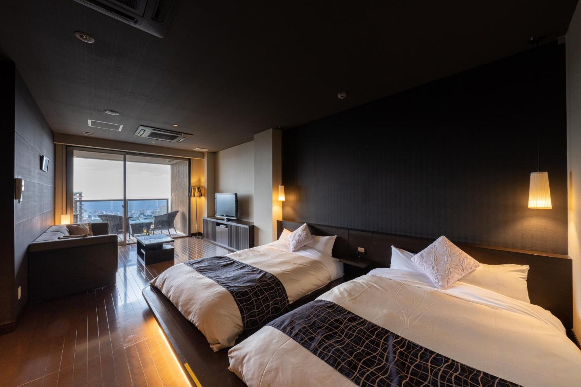 Hotel Ryotei Matsubaya Beppu Zimmer foto